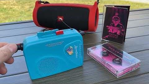 M.Ape "Dropping Analogs" speed-modified circuit bent tape deck and looping cassette tapes. (Blue)