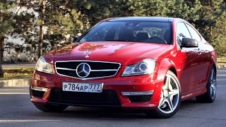 Тест-драйв Mercedes C63 AMG (w204) Stage 2 550 л.с/620 нм.Kirill Troitsky (4K Video)