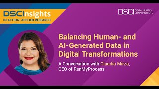 DSCInsights In Action: Balancing Human- and AI-Generated Data in Digital Transformations