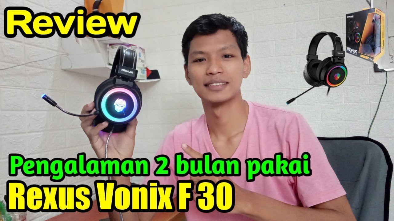 Review Headset Gaming Rexus Vonix F30 