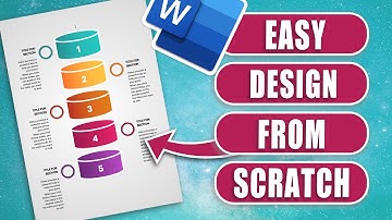 Hoe u een verbluffende infographic in Microsoft Word maakt met behulp van 3D-vormen en -effecten