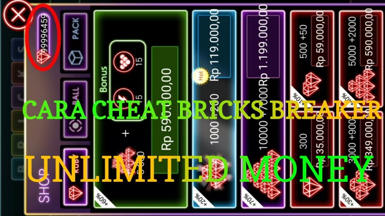 CARA DOWNLOAD MOD APK BRICKS BREAKER QUEST UNLIMITED MONEY (NO