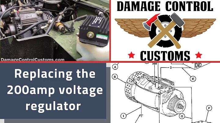 Replacing the 200amp Voltage Regulator - HMMWV won’t charge HUMVEE 1045 M998 Hummer