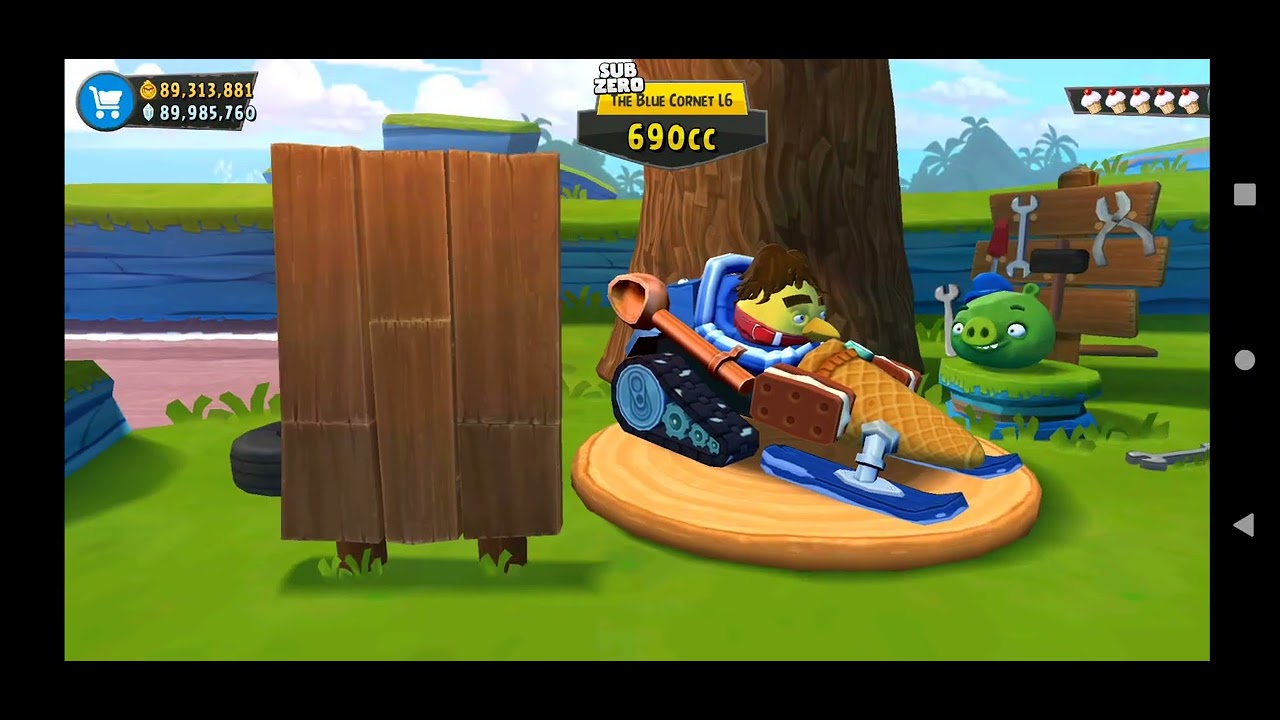 angry birds go fun edition blue cornet skies 