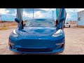 Putting Vertical Doors On A Tesla Model 3