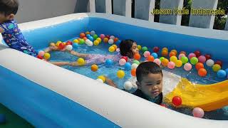 Jason Berenang Di Rumah Bareng Kakak Davina Dan Adik Joska