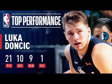 Luka Doncic Records a Near TRIPLE-DOUBLE Vs. New Orleans | December 26, 2018