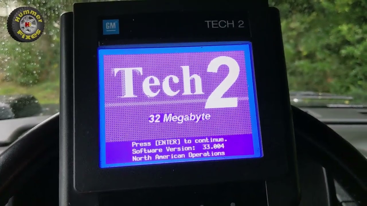 HummerFixes - Tech2 2005 Quick Guide