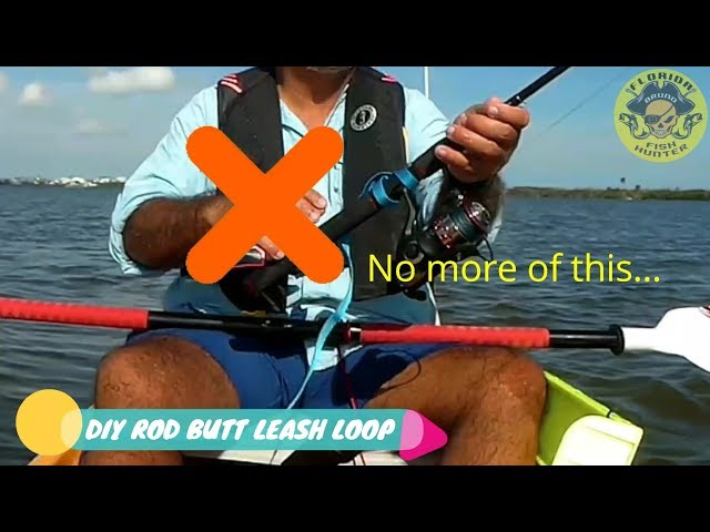 DIY Rod Butt Leash Loop - Florida Fish Hunter 