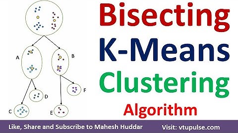 Bisecting K-Means Clustering Algorithm Solved Numerical Example in Machine Learning by Mahesh Huddar