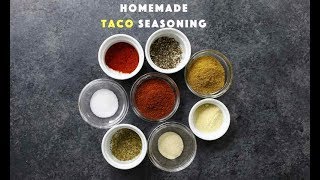 Quick Homemade Taco Seasoning