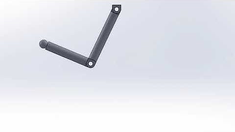 Real double pendulum animation whit SolidWorks