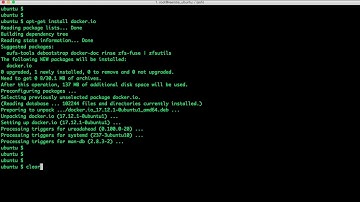 Install Docker and the Alpine image