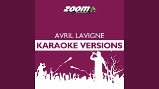 Complicated (karaoke version) (originally performed by avril lavigne)
