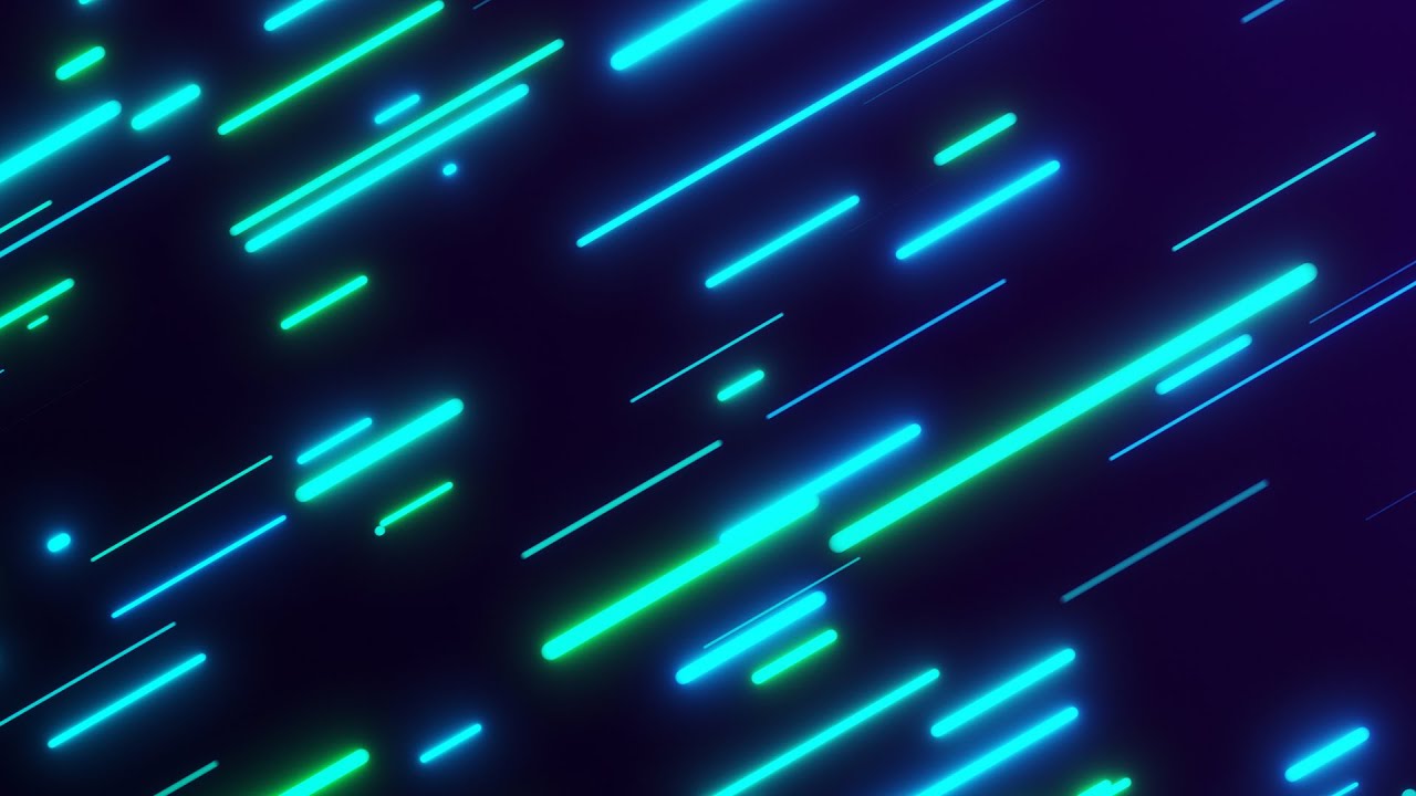 Rounded Neon Red and Blue lines Background video, Footage