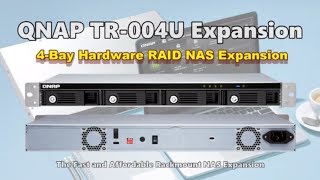 QNAP TR-004U 4-Bay Rackmount NAS Expansion Unboxing