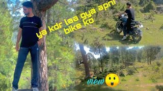 Jungle Ma Laa Gya Apni Bike Ko (Reel Shoot)