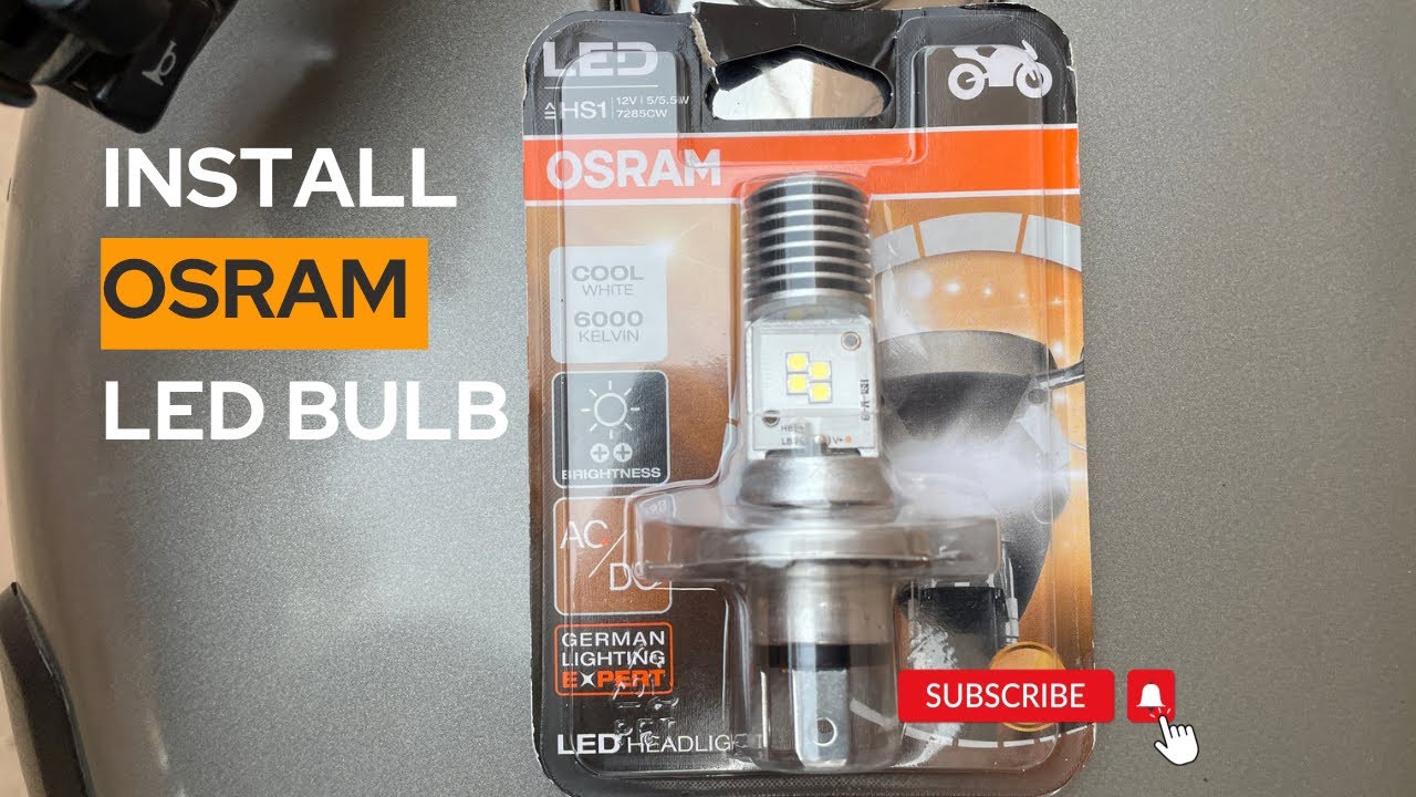 Osram Led Bulb Installation, Best Led Bulb for Bike