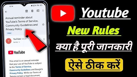 Annual reminder about YouTube terms of service community guidelines and privacy policy problem 2026