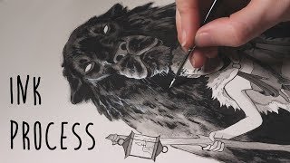 Traditional Inking Process Compilation by Devin Elle Kurtz 18,888 views 4 years ago 11 minutes, 24 seconds
