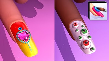 🌈 Acrylic Nails! 👸💅 All Levels Gameplay Android, ios 1-10  BobsyBoy