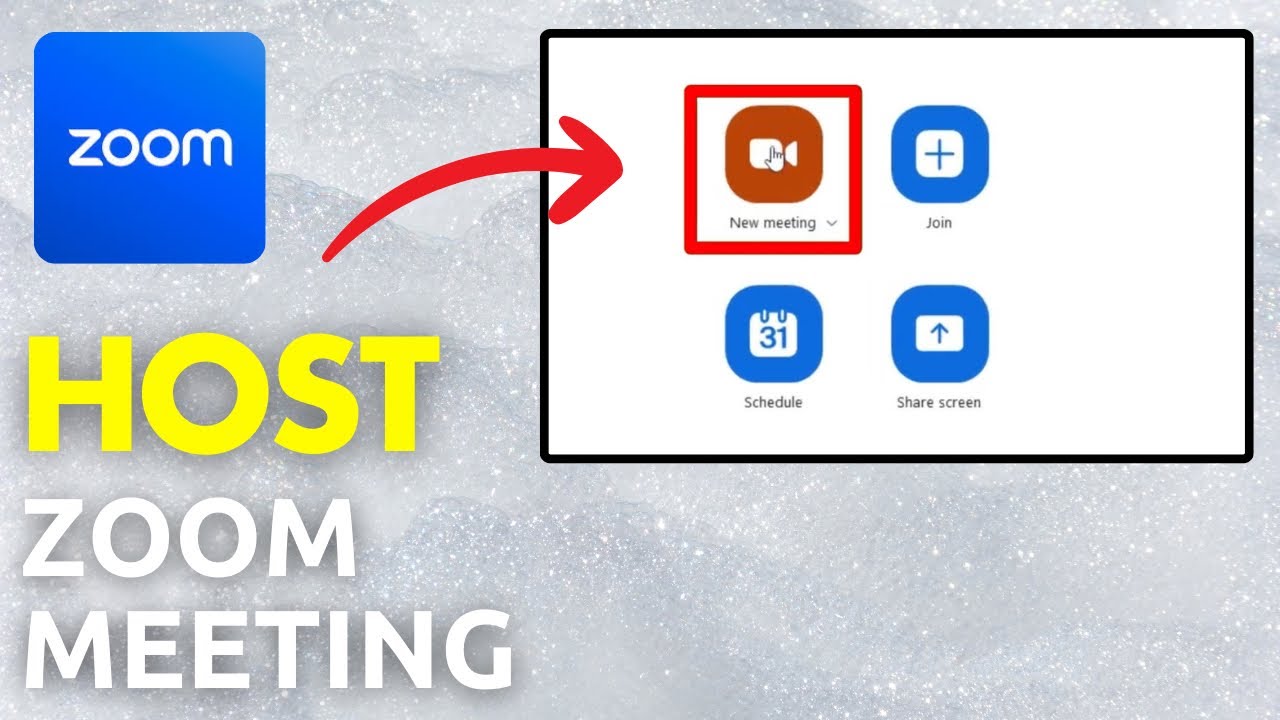 How To Host A Zoom Meeting - YouTube