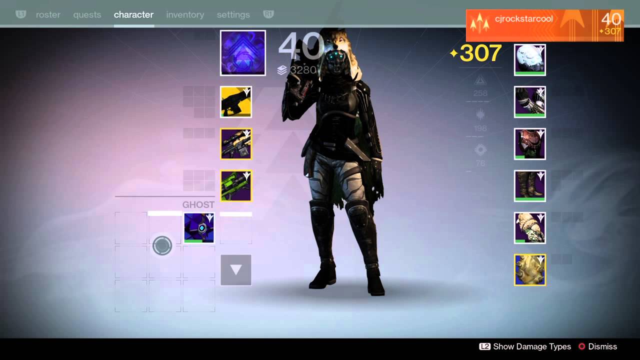 Destiny 320 ghosts