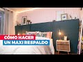 Crea tu propio maxi respaldo para cama