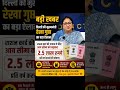 दिल्ली की मुख्यमंत्री रेखा गुप्ता ने राशन कार्ड की पात्रता के लिए आय सीमा बढ़ाने का बड़ा फैसला लिया