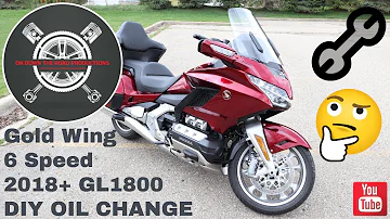 MOTORCYCLIST DIY How To Change Motorcycle Oil  6-Speed Honda Gold Wing Tour GL1800