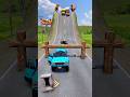 Cars, School Bus & Cargo Truck vs Log Trap - BeamNG.Drive #1