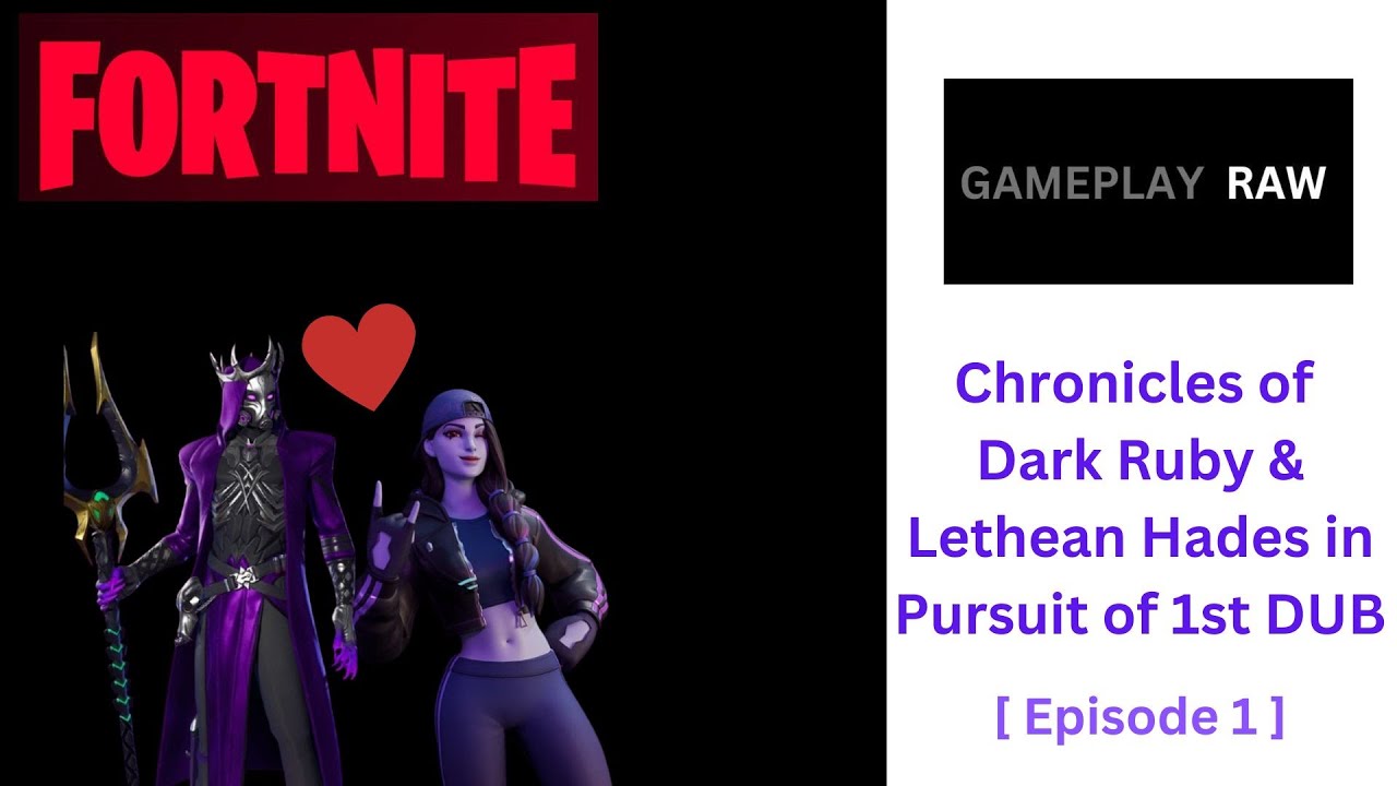 FORTNITE - Chronicles of Dark Ruby Skin & Lethean Hades Skin in Pursuit of 1st DUB - Episode 1