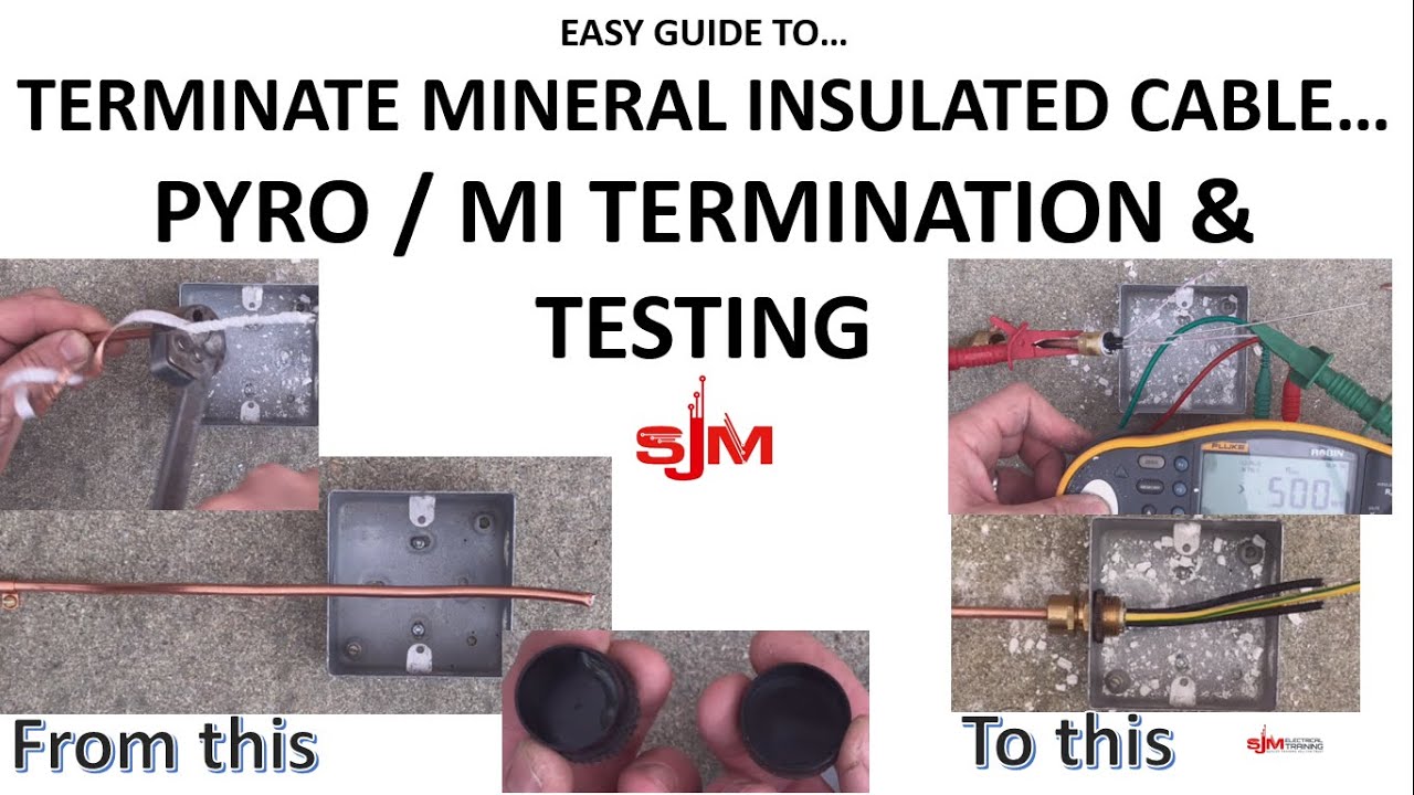 How to Make Off A Mineral Insulated (MI) (Pyro) Cable Termination