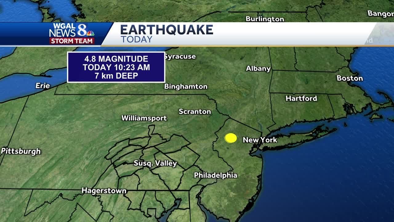 Earthquake felt in South-Central