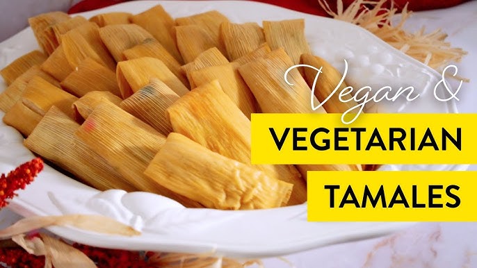 Vegetarian Tamales with Green Chile and Cheese - Pinch and Swirl