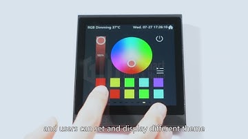 KNX 4 inch intelligent touch screen