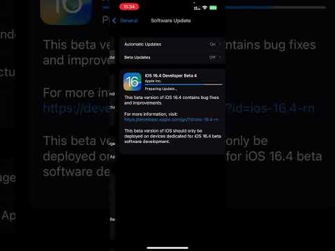 IOS 16.4 Developer Beta 4 software update