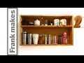 Kitchen Remodel: Part 2.5 - Wall hung shelf. Kitchen Remodel: Part 2.5 - Wall hung shelf.