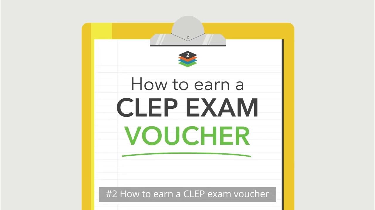 How to earn a CLEP EXAM VOUCHER YouTube