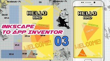 App Inventor | Designing an Android APP in INKSCAPE | part 03