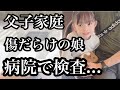 増えていく娘の傷。病院の検査結果・・理由がよくわからない複数の傷に不安な気持ち。【父子家庭】