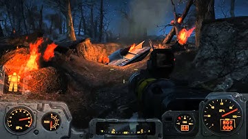 Fallout 4 - UFO crash and encounter
