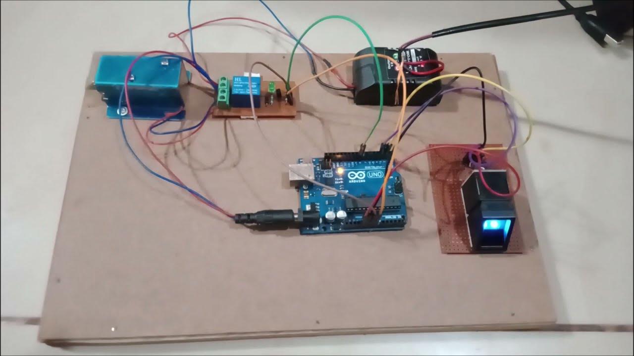 Fingerprint Door Lock system using Arduino - YouTube
