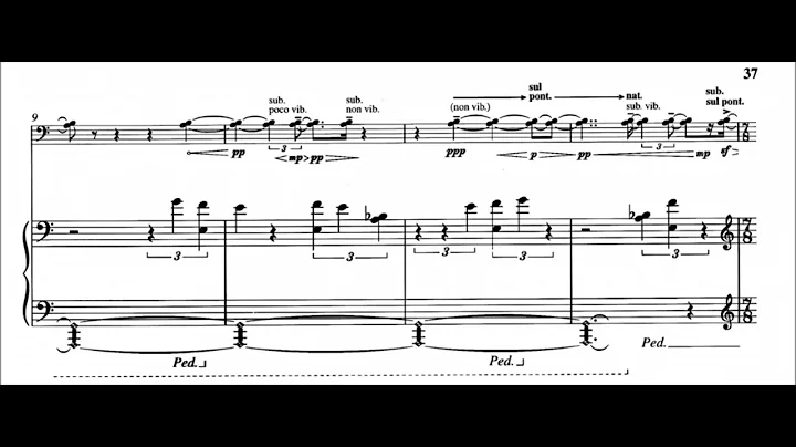 Rebecca Saunders - Song (2001) (with score)