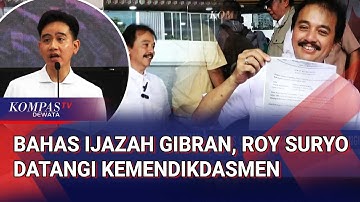 Datangi Kemendikdasmen, Roy Suryo: Surat Penyetaraan Ijazah Wapres Gibran Tidak Layak