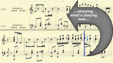 MidiIllustrator Music Notation Software - Advance Page Turn