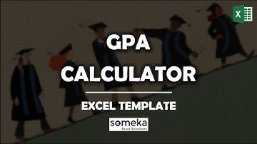 GPA Calculator Excel Template | How to Calculate GPA in Excel!