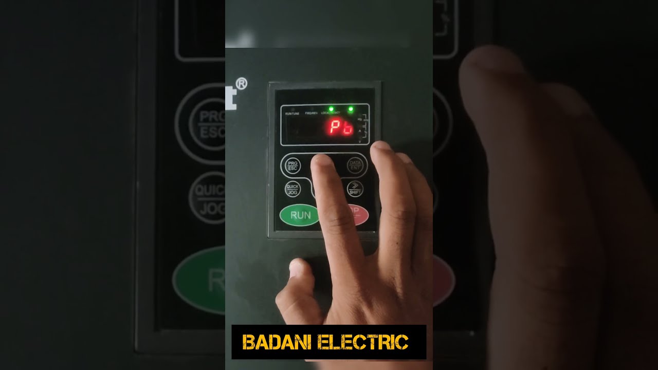 VFD OU3 Fault Elecrical Viral Electrical Shortvideo Vfd Invt Solar Subscribe