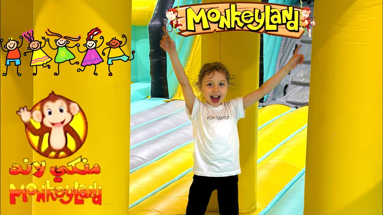 Zeina having fun with her friends at MONKEY LAND