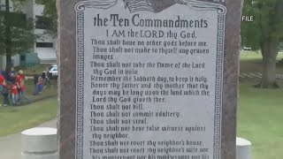 Lawsuit challenging Louisiana's controversial 10 commandments law
